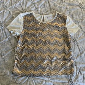 Epic Threads Sequin Top for Girls, Size XL